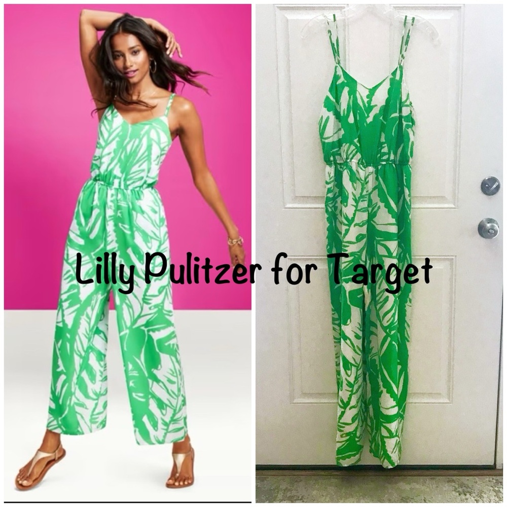 Lilly Pulitzer for Target Satin Jumpsuit in Boom Boom